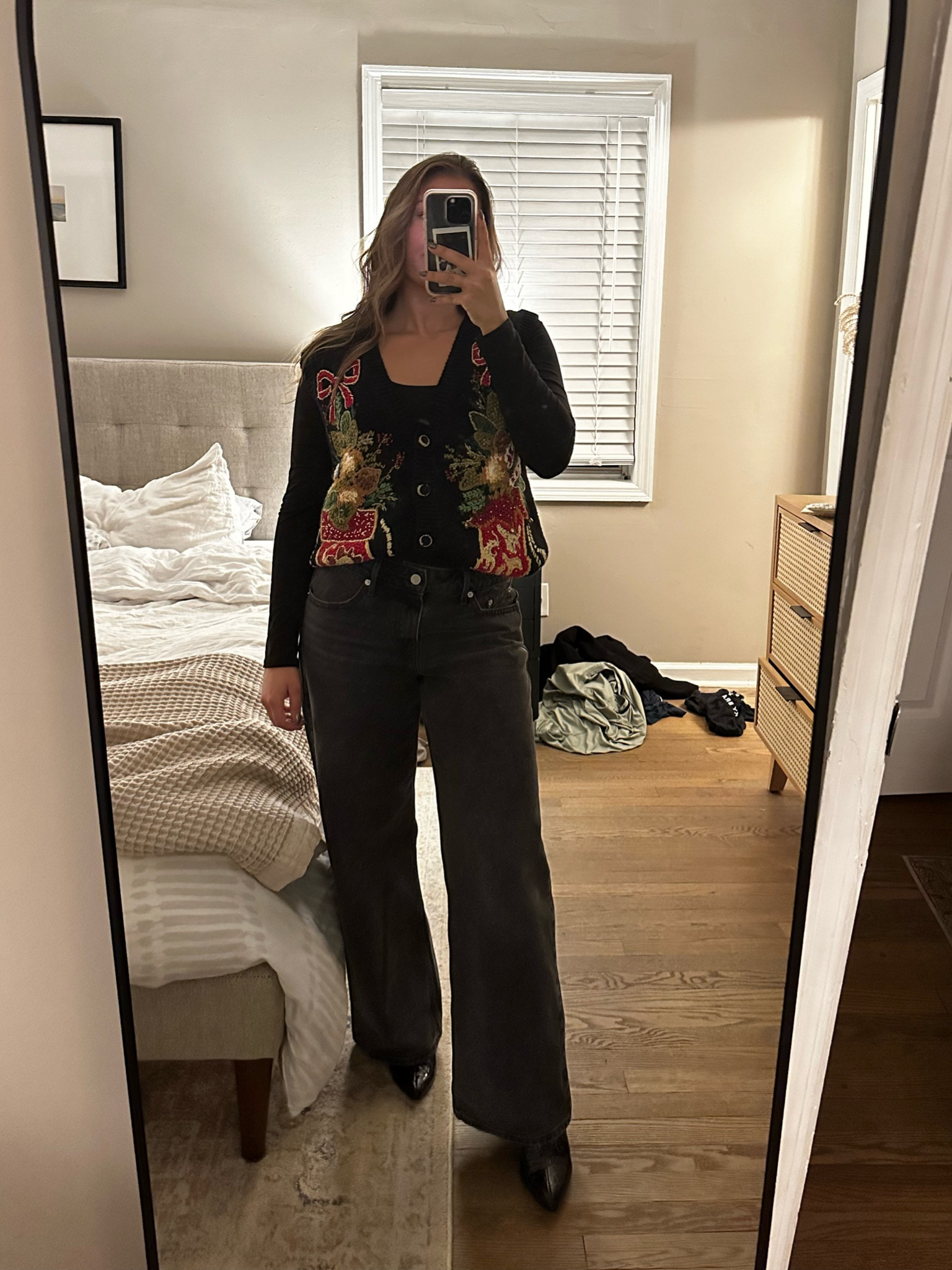 Holiday party fit 🎁❤️

Boots are old Dolce Vita but linked similar
Thrifted tacky Christmas vest

#LTKSeasonal #LTKstyletip #LTKHoliday
