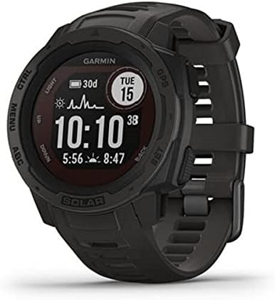 Garmin Instinct Solar, Rugged Outdoor Smartwatch with Solar Charging Capabilities, Built-in Sport... | Amazon (US)