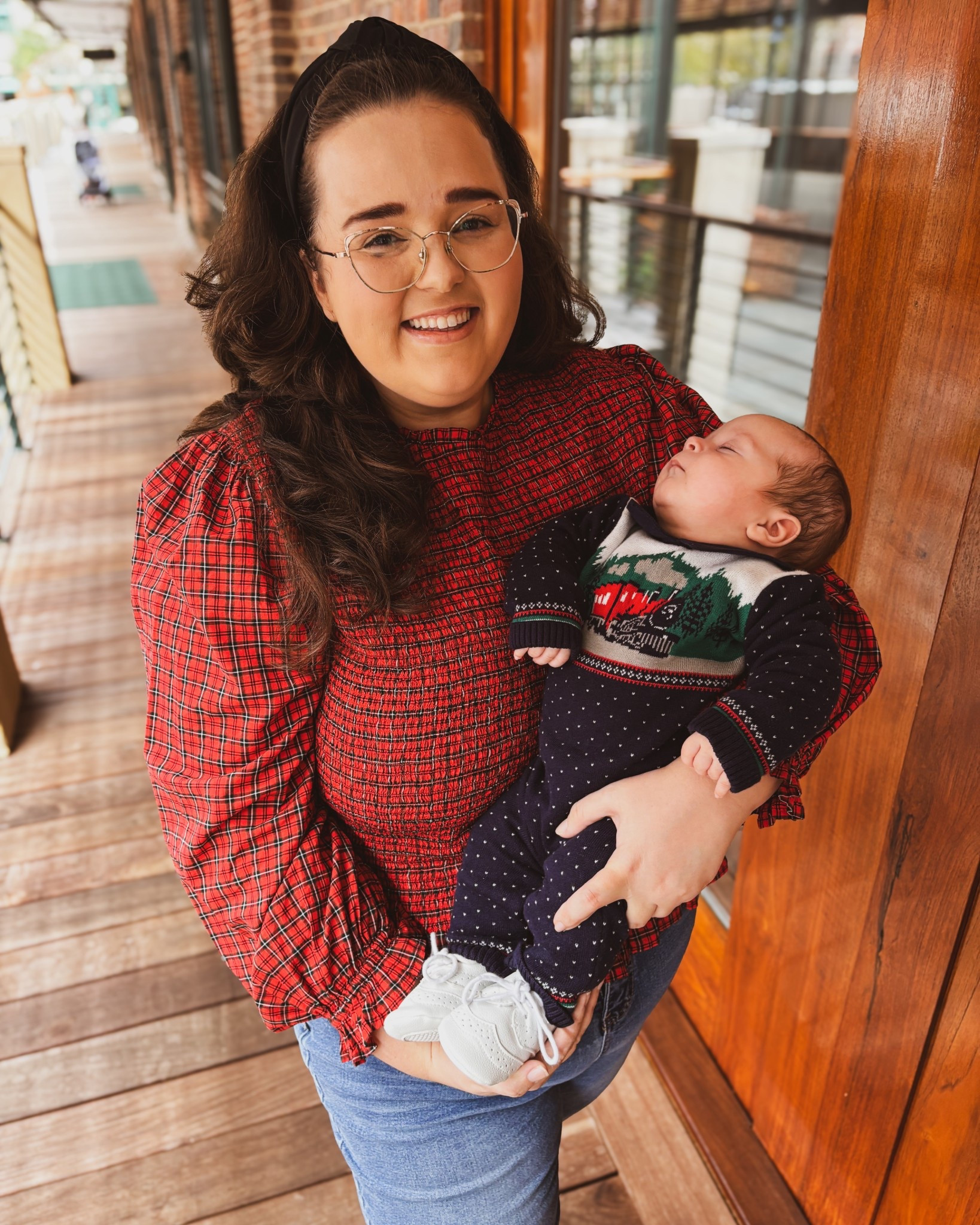 Sleepy visit to go see Santa! 😂

#LTKHoliday #LTKBaby #LTKmomlife