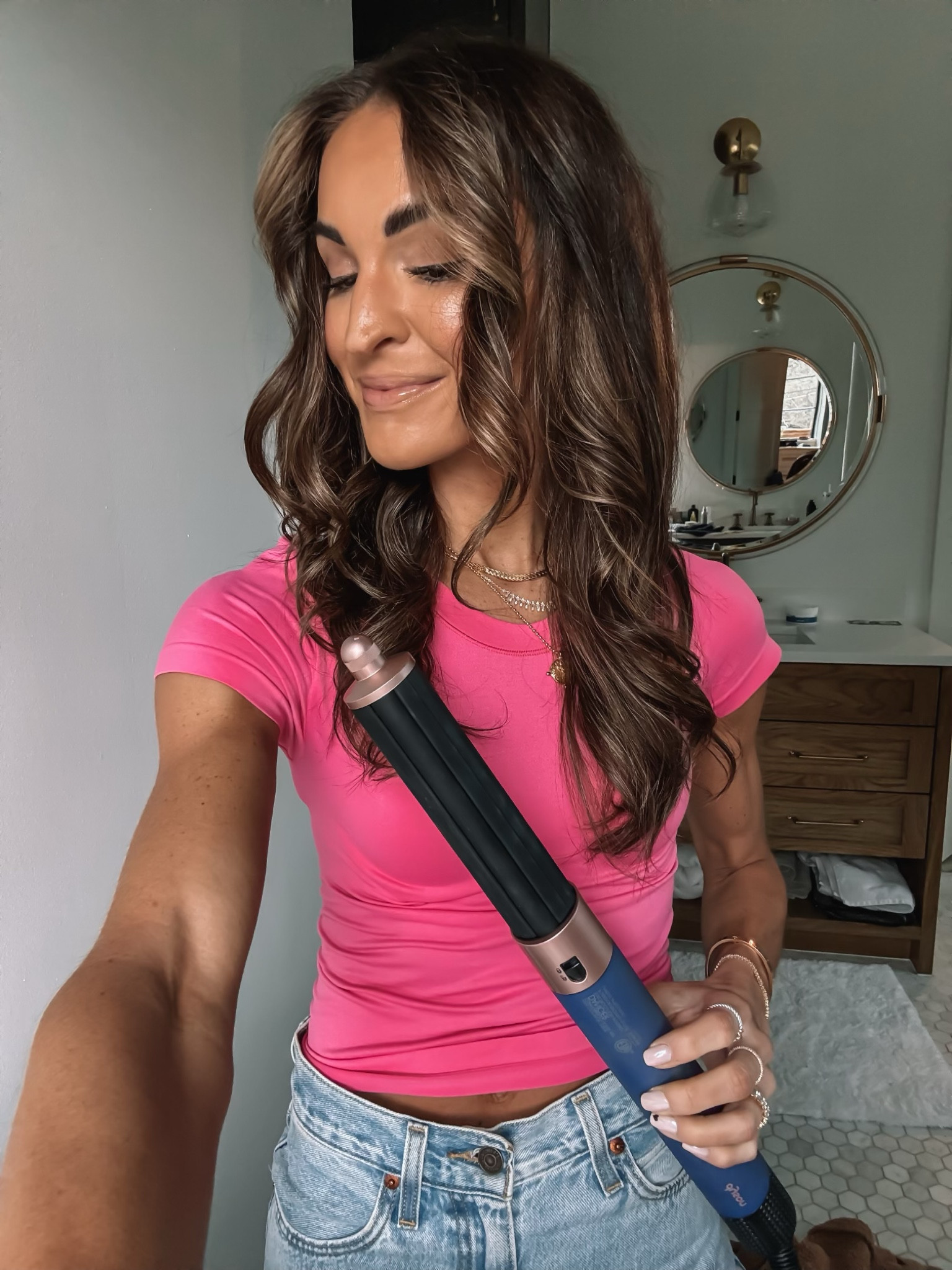 my dyson airwrap from @walmart never disappoints! the best curls that hold up so well! 🙌🏻
#sponsored #walmartpartner #walmartbeauty 

#LTKbeauty