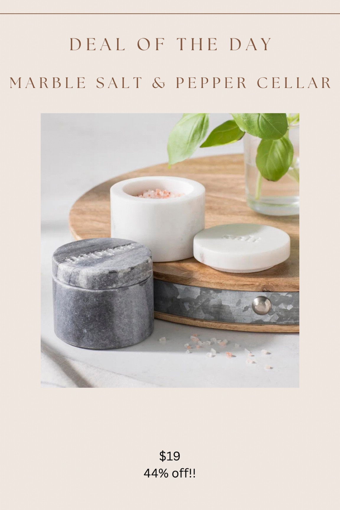 I’ve been looking for a marble salt & pepper cellar forever but couldn’t bring myself to spend $40-$80 for a set 😅

Only $19 and fast / free shipping 

#LTKhome #LTKsalealert #LTKfindsunder50