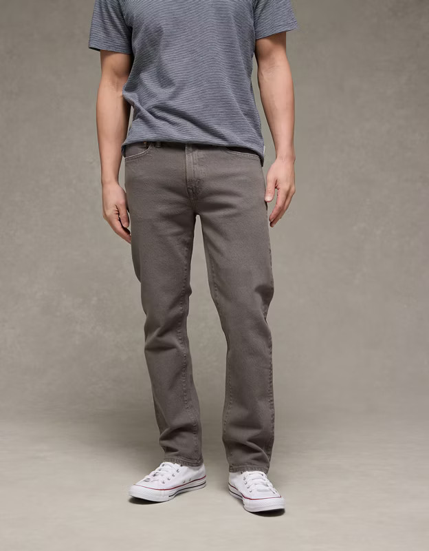 AE EasyFlex +TENCEL™ Fibers Original Straight Jean | American Eagle Outfitters (US & CA)
