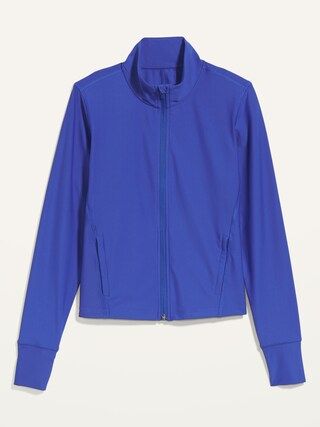 PowerSoft Cropped Zip-Front Jacket for Women | Old Navy (US)