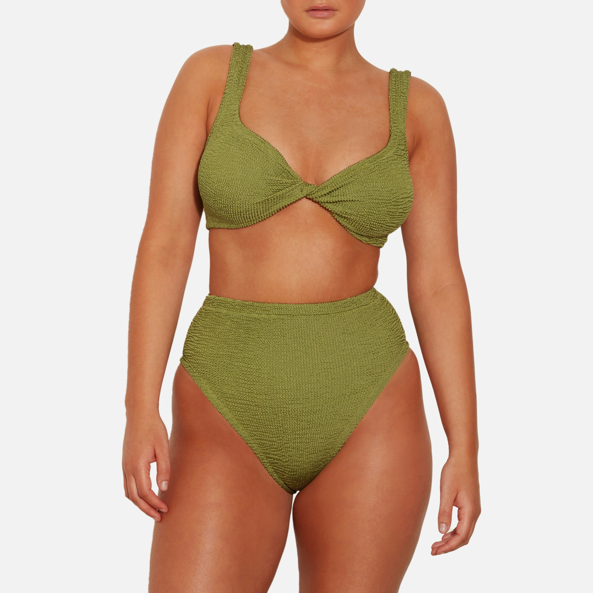 Hunza G Jamie Seersucker Bikini | Coggles | Coggles (Global)