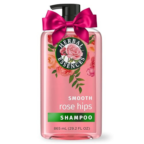 Herbal Essences Rose Hips Shampoo - Smooth, Shiny Hair with Vitamin E & Jojoba, Safe for Color Treated Hair, Floral Scent, Cruelty-Free, Dermatologist-Tested, 29.2 Fl Oz | Amazon (US)