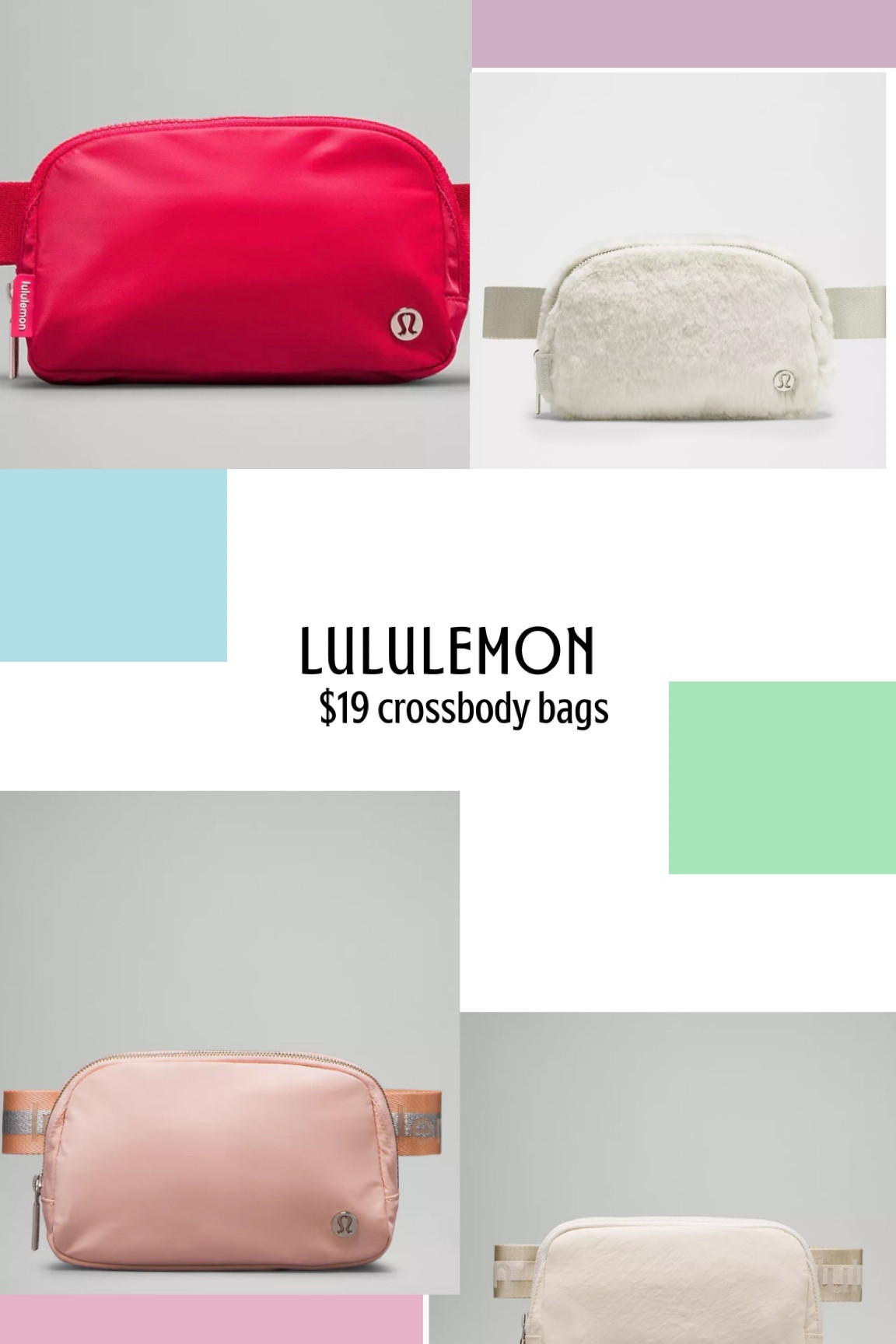 Lululemon belt bags 

#LTKSaleAlert #LTKGiftGuide #LTKFindsUnder50