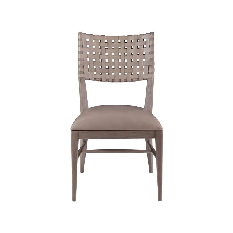 Cohesion Program Leather Side Chair in Gray | Wayfair North America