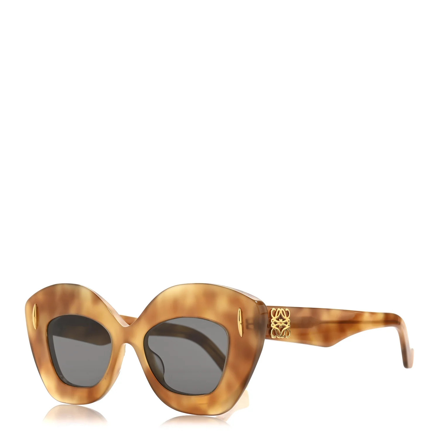 Loewe Acetate Anagram Cat Eye Sunglasses LW40127I Tortoise | FASHIONPHILE (US)