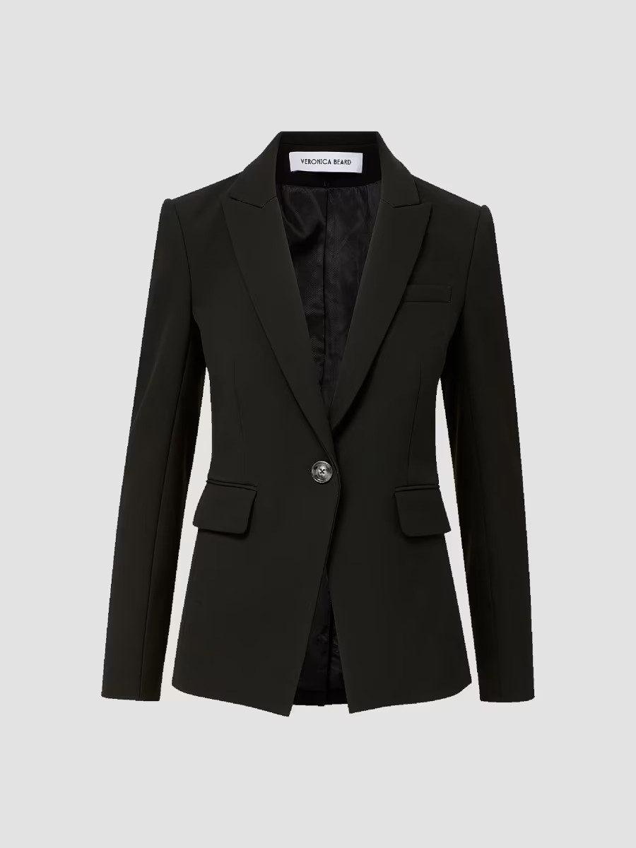 Women's Miller Peak-Lapel Blazer - Black - Size 00 | Saks Fifth Avenue