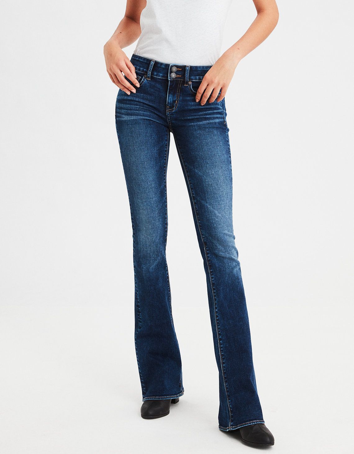 AE Artist® Flare Jean, Dark Waves | American Eagle Outfitters (US & CA)