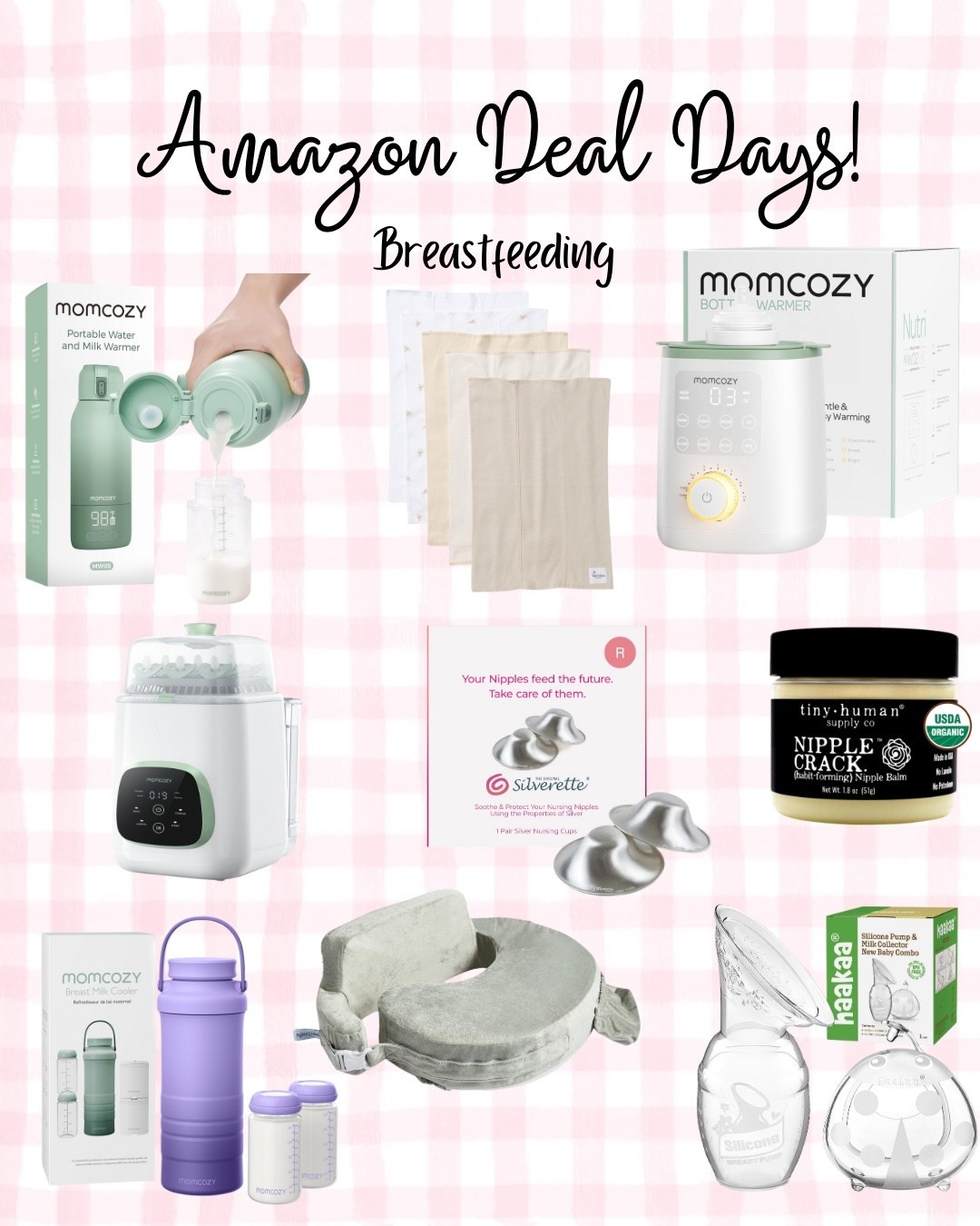 Breastfeeding and pumping must haves! 
I personally own all of these items (with the exception of the portable milk warmer- but I just ordered!) and really like them! 

#breastfeeding #nursing #newmom #postpartum #newborn #babymusthaves #girlmom

#LTKSaleAlert #LTKBaby #LTKBump