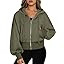 ANRABESS Womens Zip Up Hoodies Cropped Sweatshirts Casual Comfy Cute Zip Jackets Fashion Trendy F... | Amazon (US)
