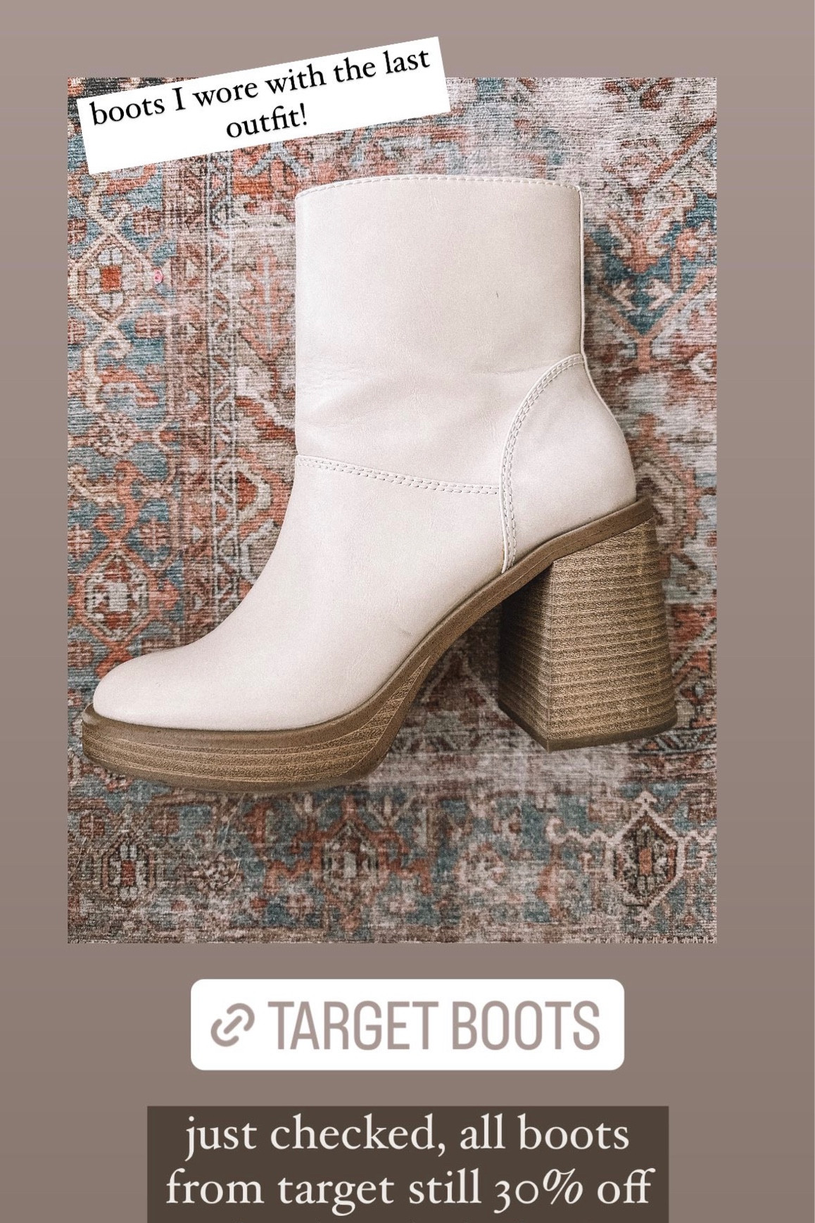 All target boots 30% off for the whole family!

#LTKCyberWeek #LTKsalealert #LTKshoecrush