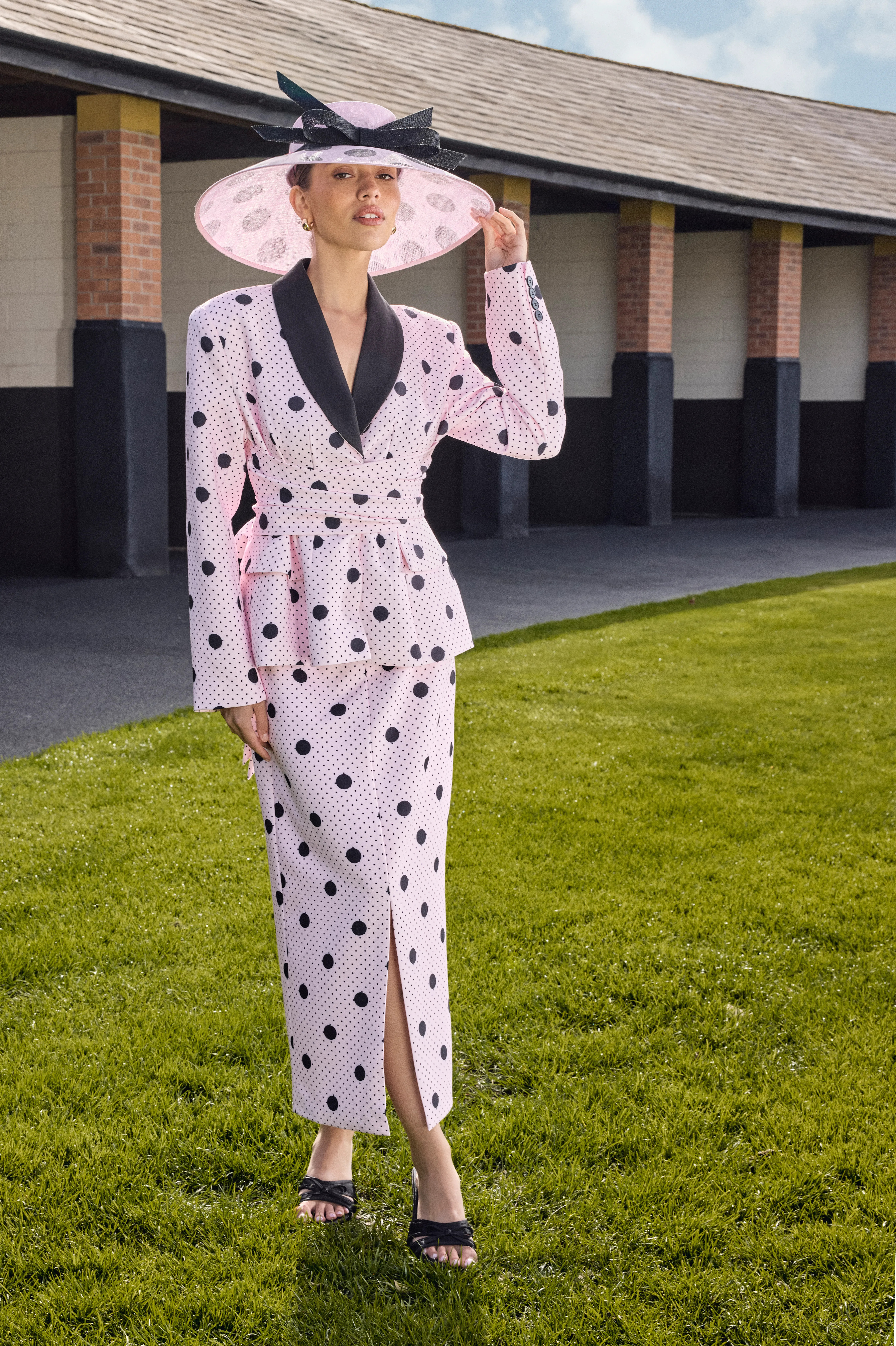 Pink Coast Lisa Tan Printed Contrast Waistband Pencil Skirt | Debenhams | Debenhams UK