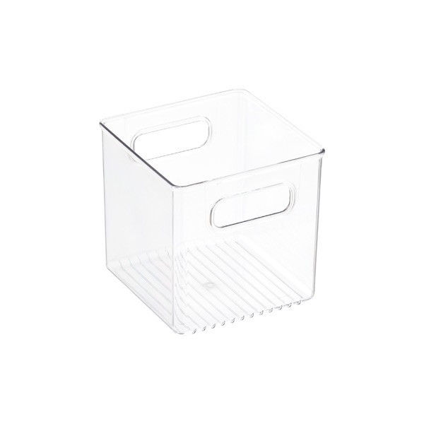 Linus Cube Storage Bin Clear | The Container Store