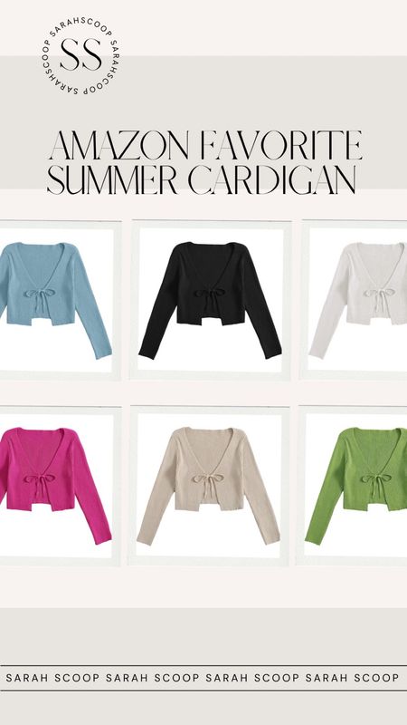 Thin cardigans are perfect for layering on cooler summer evenings.

#LTKSeasonal #LTKFind #LTKstyletip