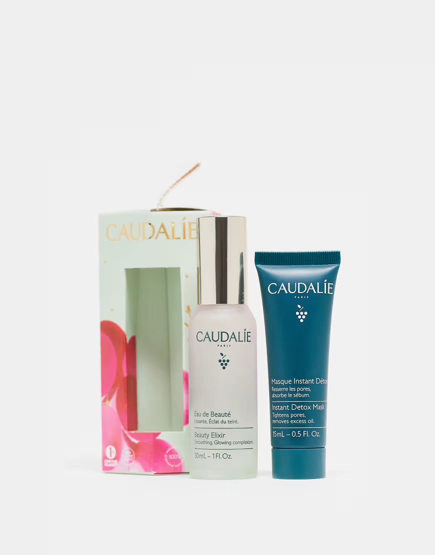 Caudalie The Mini Icons Duo Beauty Elixr + Detox Mask - 22% Saving-No colour | ASOS (Global)