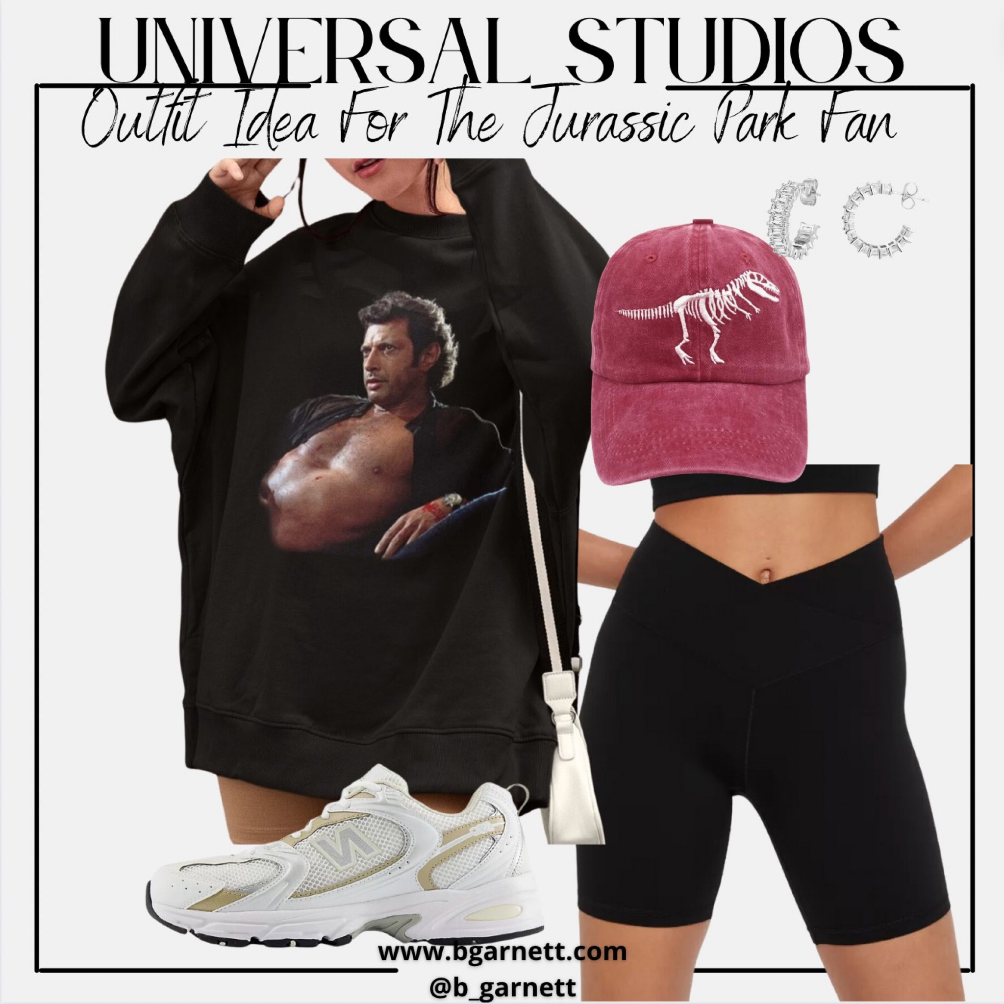 Universal Studios outfit for the Jurassic Park fan (obsessed with this sweatshirt) 

Universal studios outfit | vacation outfit | Jeff goldblum | Etsy | bikers | new balance | crewneck | summer outfit | spring outfit | Jurassic Park  

#LTKFindsUnder100 #LTKFitness #LTKStyleTip