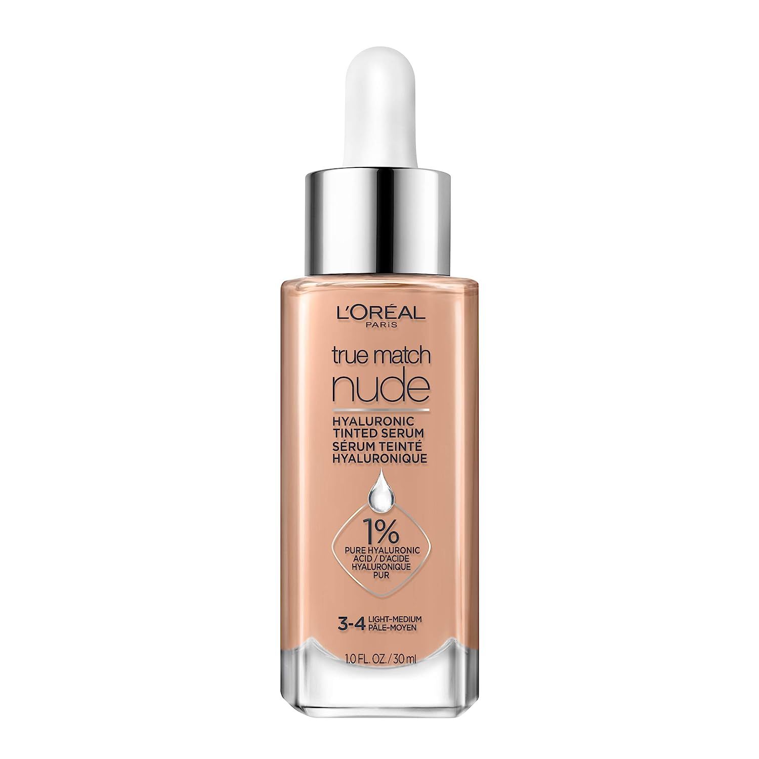 L'Oreal Paris True Match Nude Hyaluronic Tinted Serum The 1st Tinted serum with 1% Hyaluronic aci... | Amazon (US)