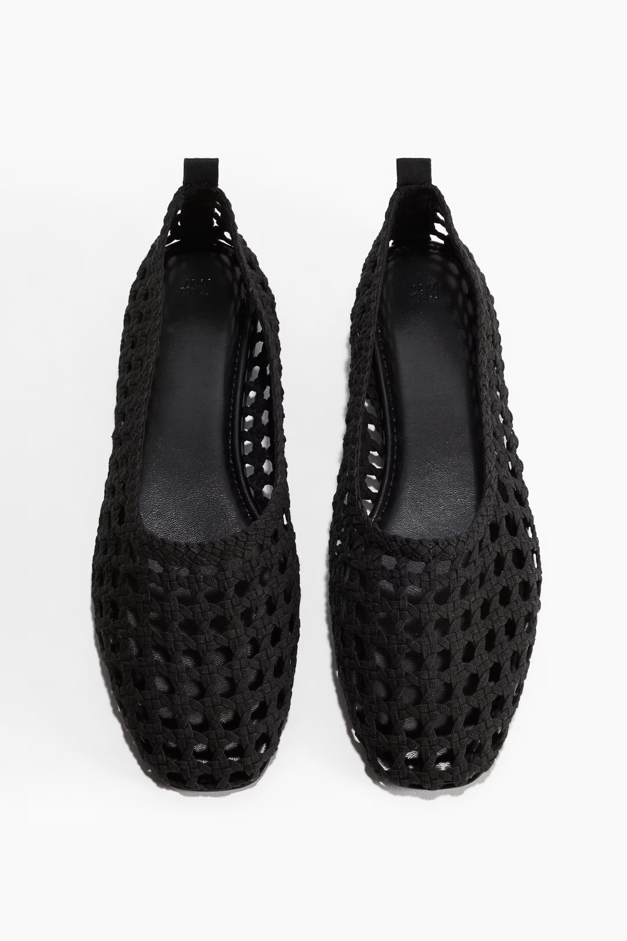 Braided Ballet Flats - Black - Ladies | H&M US | H&M (US + CA)