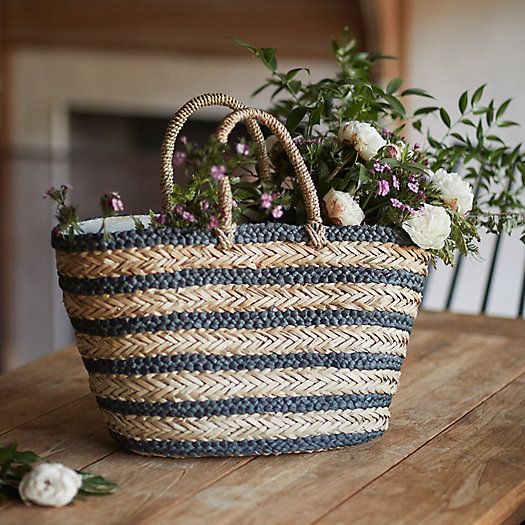 Striped Seagrass Tote | Terrain