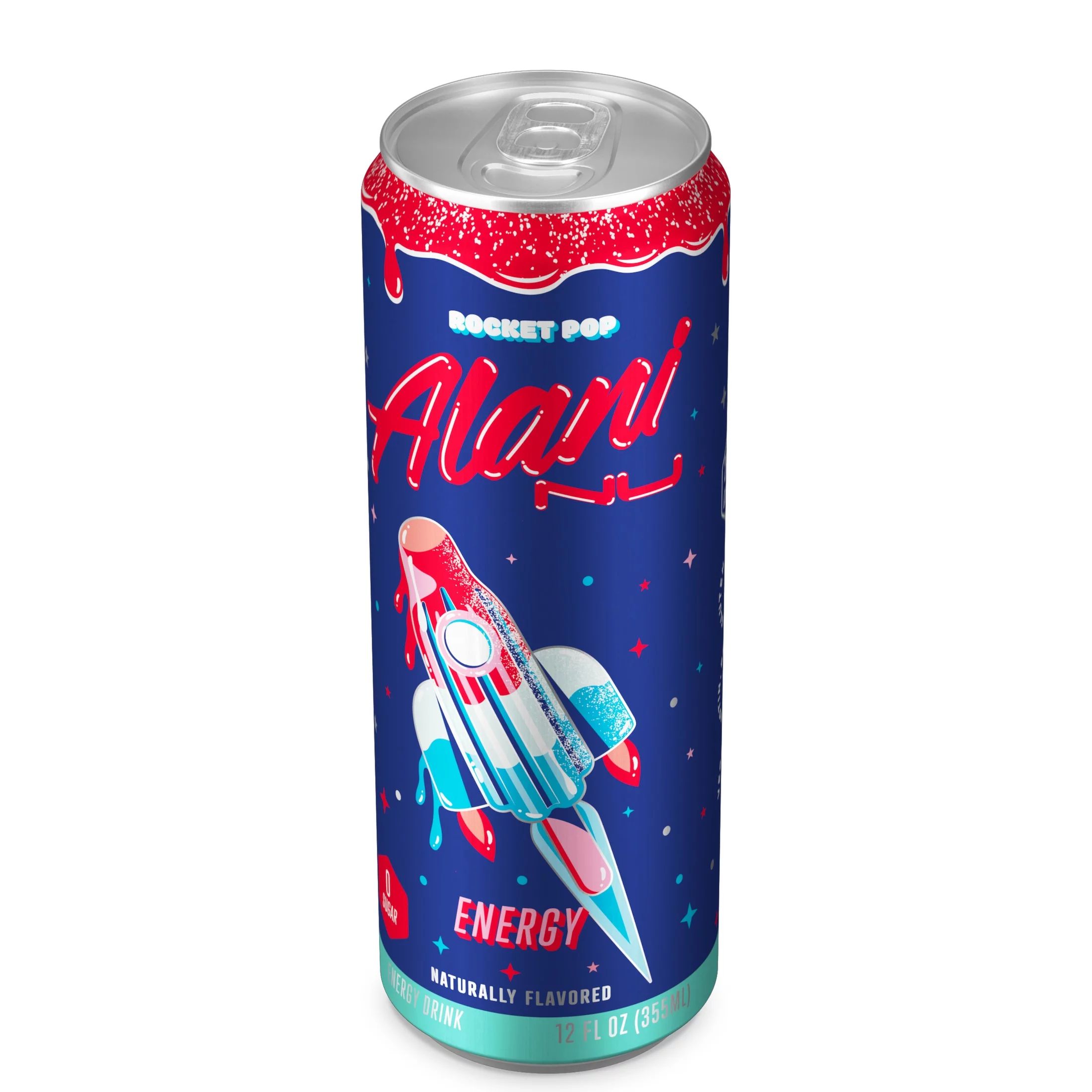 Alani Nu Sugar-Free Energy Drink, Limited Edition Flavor Rocket Pop, 12 fl oz - Walmart.com | Walmart (US)