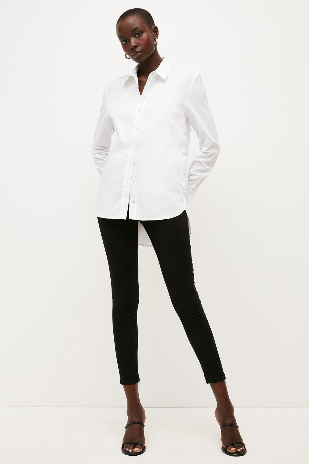 High Rise Skinny Jeans | Karen Millen UK + IE + DE + NL