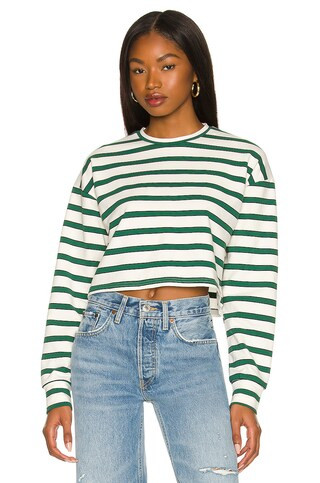 ALL THE WAYS Connie Cropped Top in White Multi from Revolve.com | Revolve Clothing (Global)
