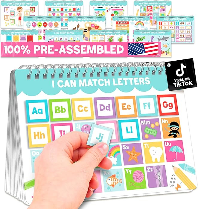 Hadley Designs My First Busy Book Toddlers 3-5, Montessori Preschool Learning Activities Age 4-5,... | Amazon (US)