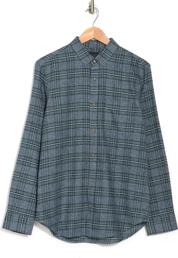 14th & Union Grindle Trim Fit Flannel Shirt | Nordstromrack | Nordstrom Rack