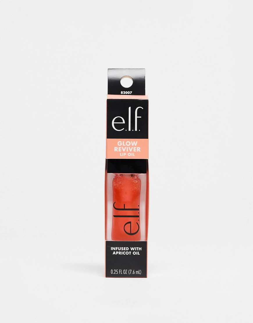 e.l.f. Glow Reviver Lip Oil - Coral Fixation-Orange | ASOS (Global)