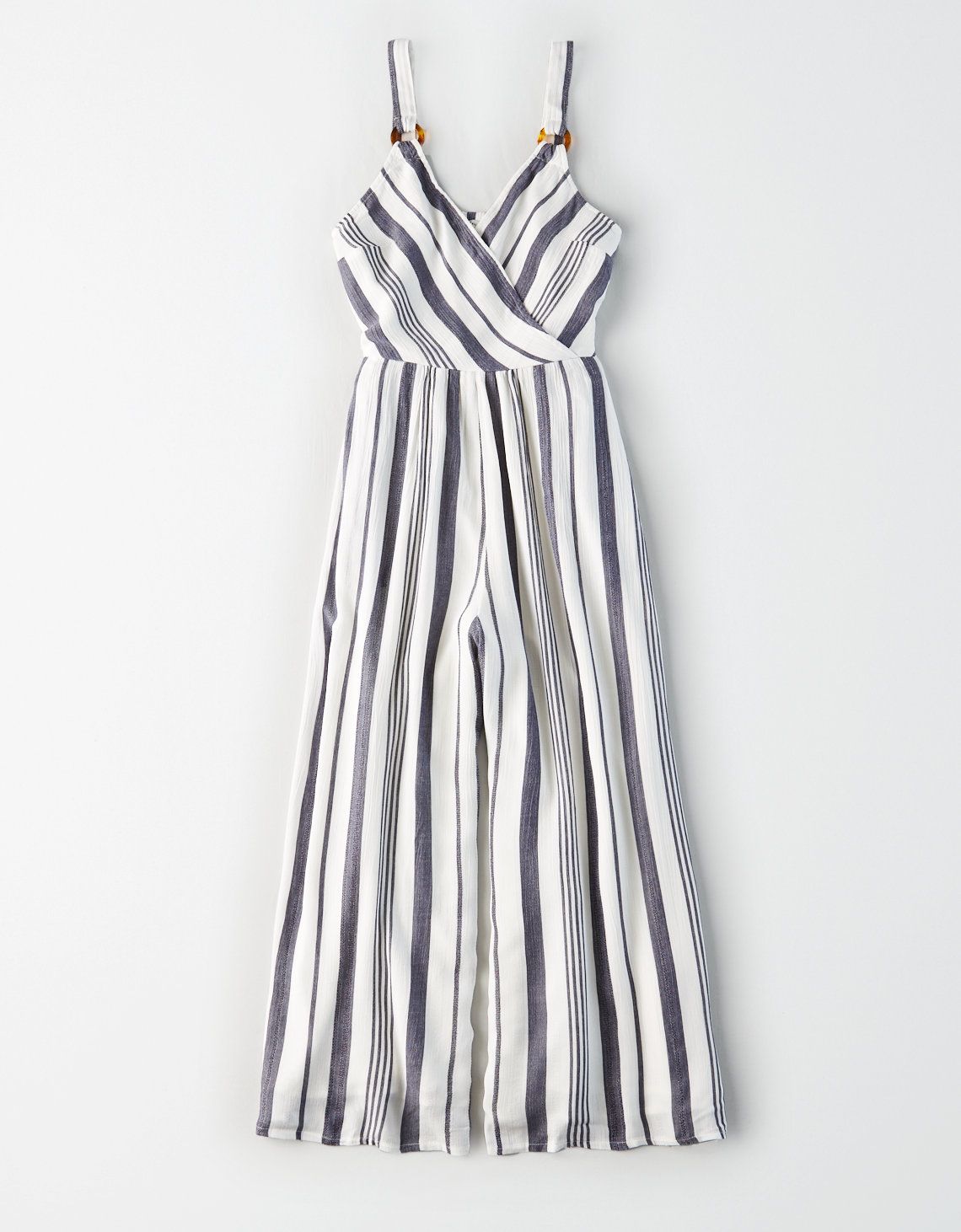 AE Striped Wrap Front Jumpsuit | American Eagle Outfitters (US & CA)