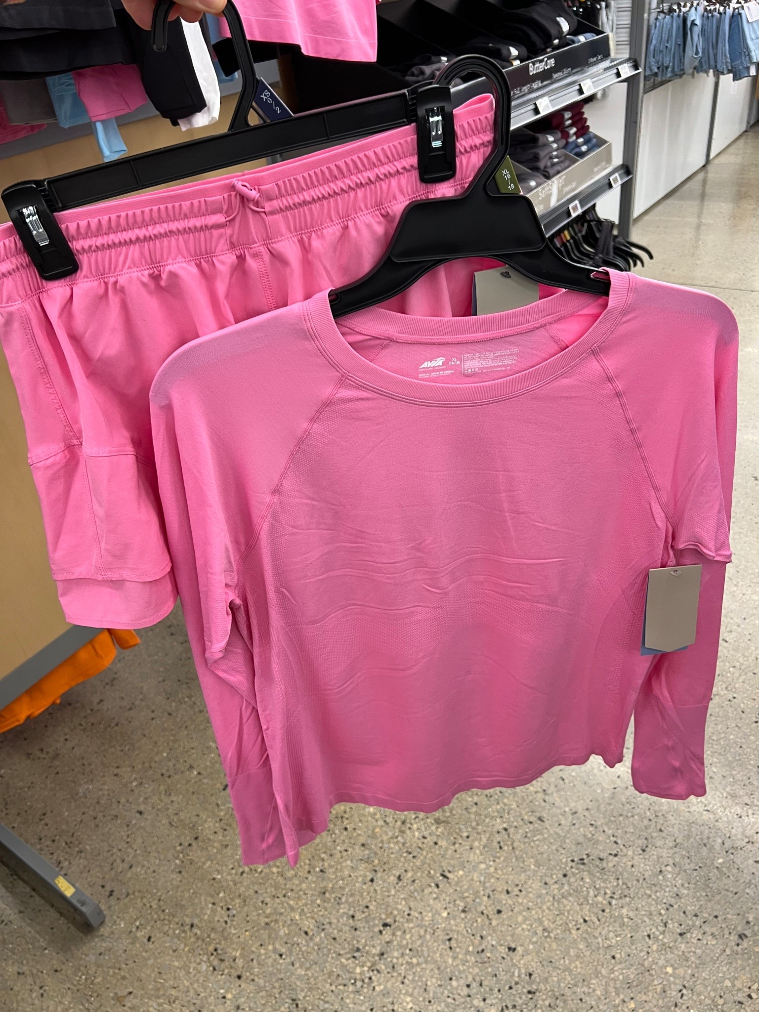 New active long sleeve tees and running shorts (FP look for less) 