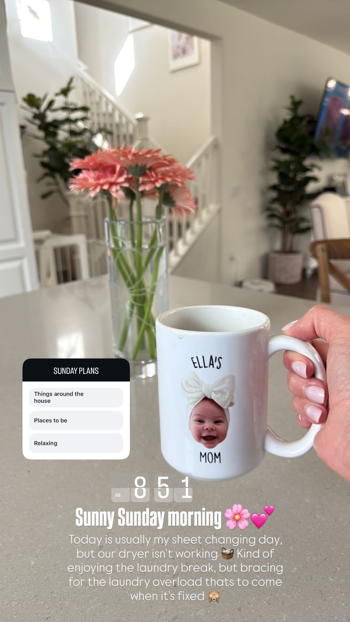 Sunny Sunday morning 🌸💕 Today is usually my sheet changing day, but our dryer isn’t working 🧺 Kind of enjoying the laundry break, but bracing for the laundry overload thats to come when it’s fixed 🙈

Type League Press, face mug, personalized coffee mug, Gift for mom, Father’s Day gift idea, gift idea for Dad, Gift idea for grandpa or grandma,

#LTKmorningroutine #LTKmomlife #LTKdayinmylife