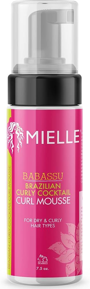 Mielle Brazilian Curly Cocktail Curl Mousse with Babassu Oil 7.5oz | Amazon (US)