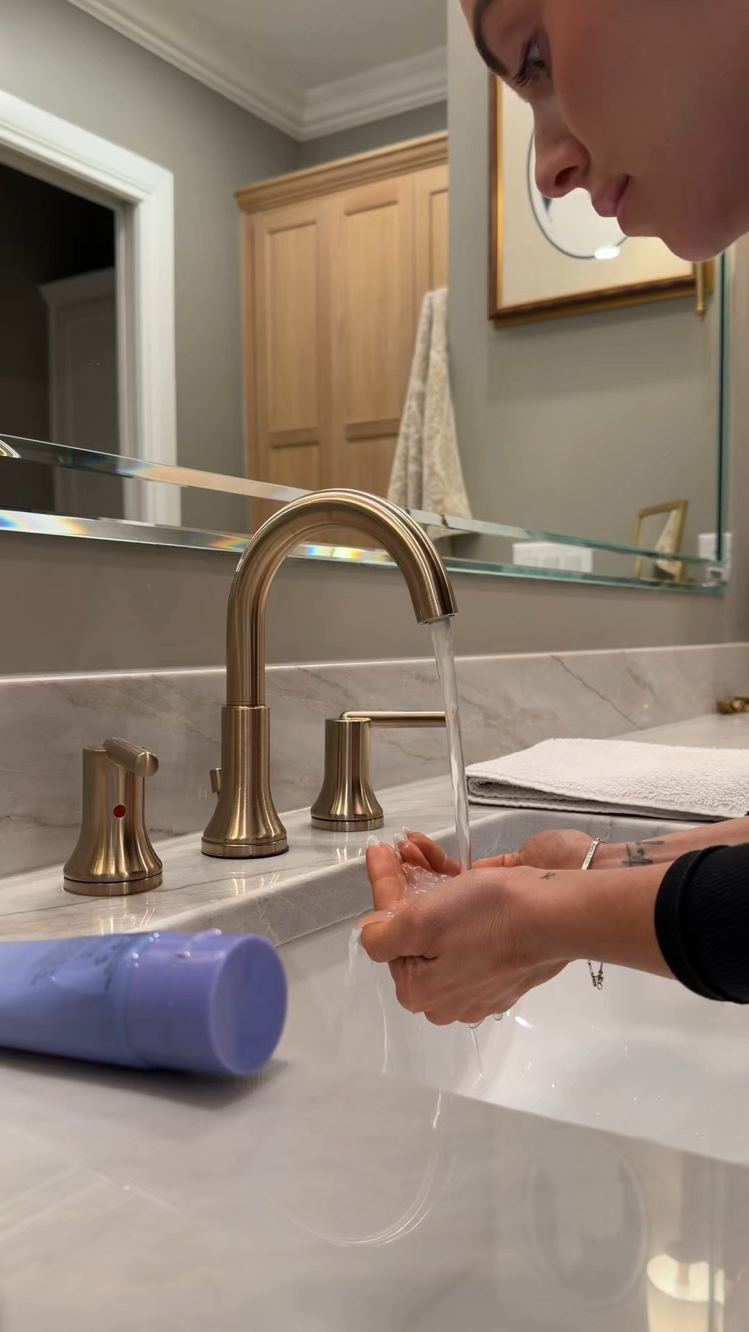 Wash face and cook dinner! Happy Tuesday