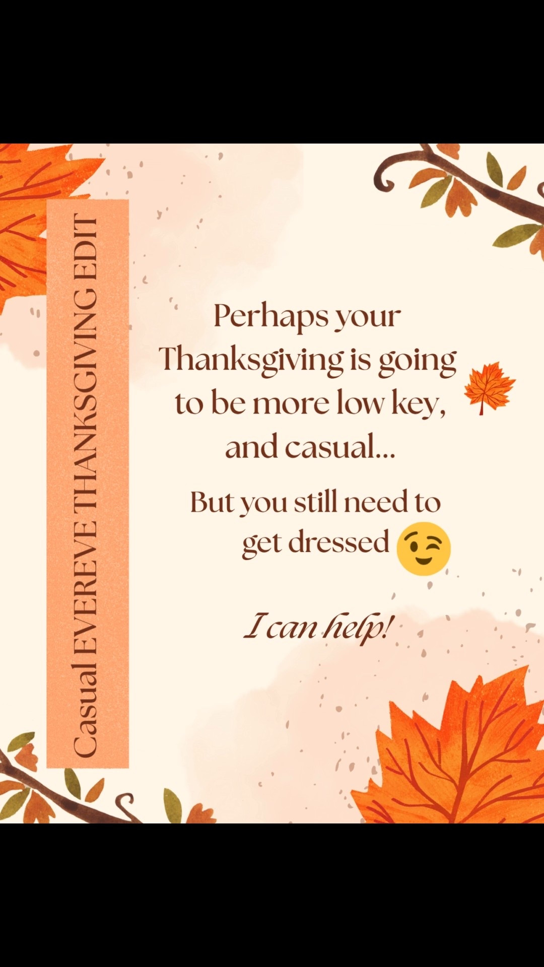 Thanksgiving is coming!

But you still have time to make a great entrance looking 🔥

Here are a couple more casual - yet pulled together - looks from Evereve!


#LTKBeauty #LTKSeasonal #LTKStyleTip