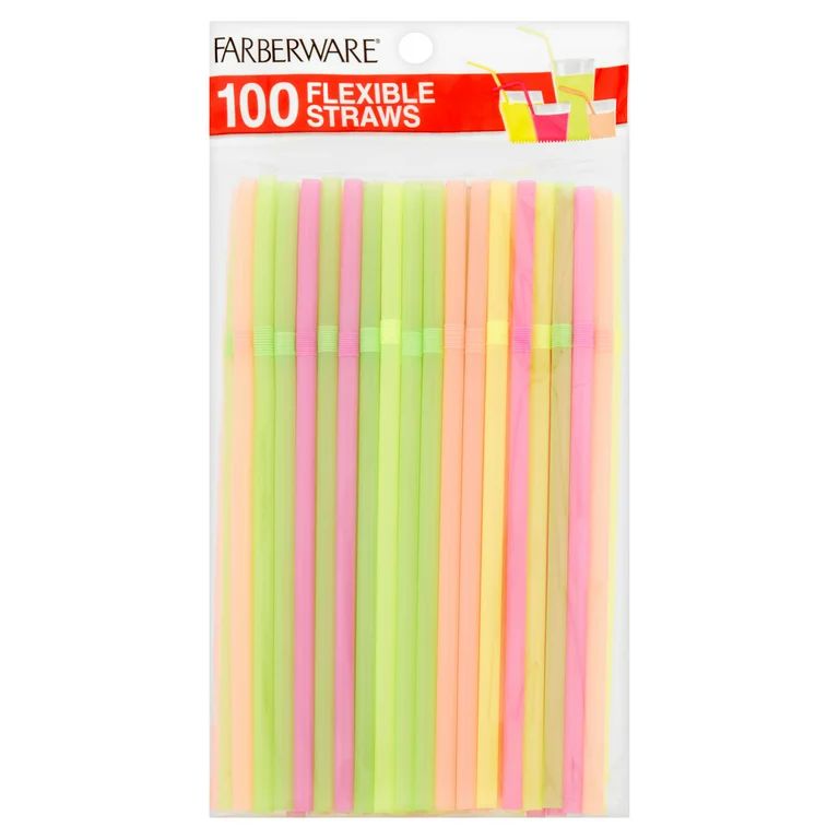 Farberware Flexible Straws, 100 count | Walmart (US)