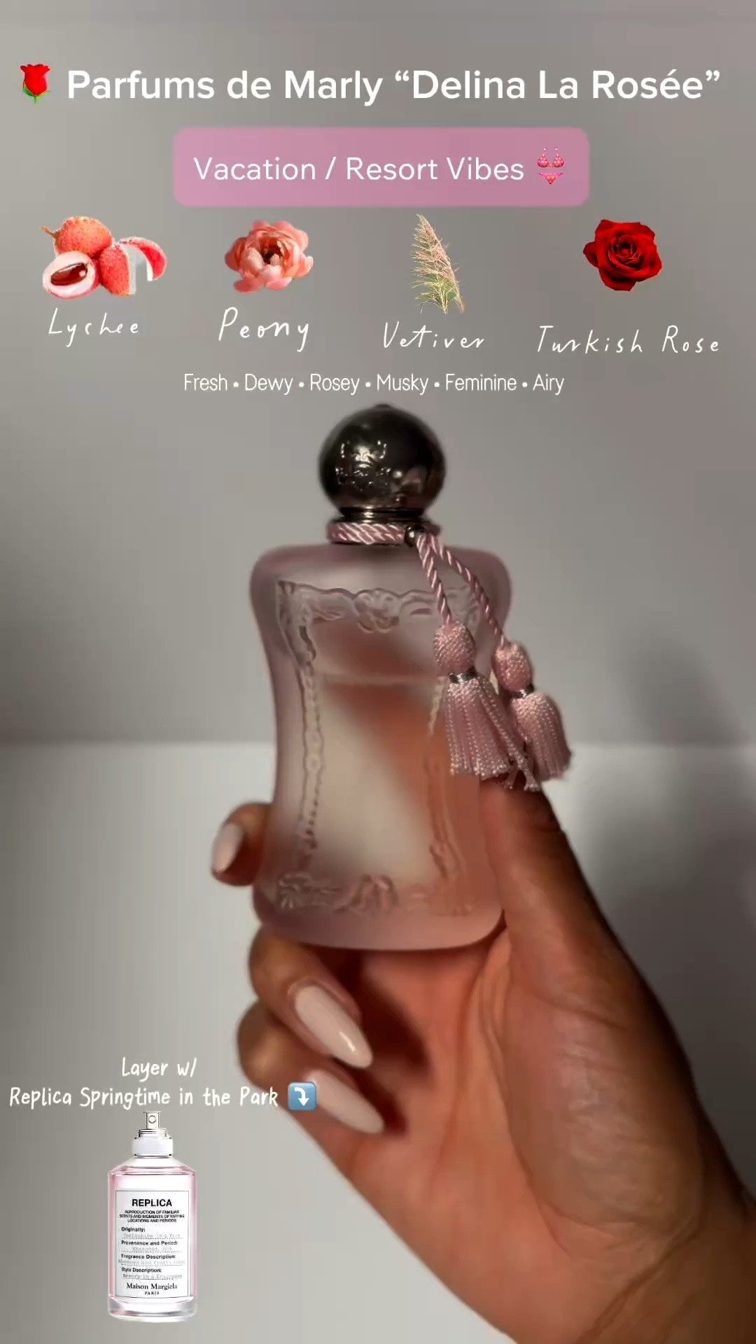 Fresh. Feminine. Expensive. 🌸☁️

This combo smells like spring mornings, clean skin, and soft luxury.

Delina La Rosée + Replica Springtime in the Park =  
airy rose petals + fresh florals + soft musk perfection.

If you want to smell elegant, pretty, and effortlessly put together this spring… THIS is the combo.

🔗 Link in bio to shop both fragrances 💕

#PerfumeTok #SpringPerfume #DelinaLaRosee #ReplicaPerfume #SoftGirlScent #FragranceCombo #CleanGirlAesthetic #SmellGood #BlackGirlLuxur

#LTKTall #LTKgrwm
