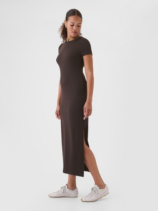 Modern Rib Maxi T-Shirt Dress | Gap (US)