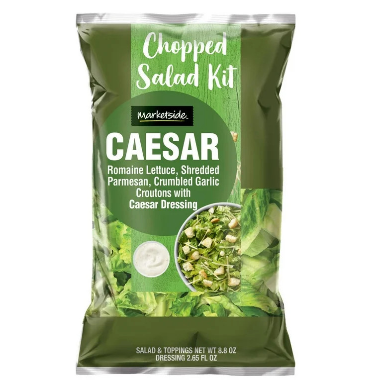 Marketside Caesar Chopped Salad Kit, 8.8 oz Bag, Fresh | Walmart (US)