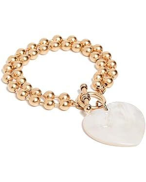 Brinker & Eliza Women's Heart On Your Sleeve Bracelet | Amazon (US)