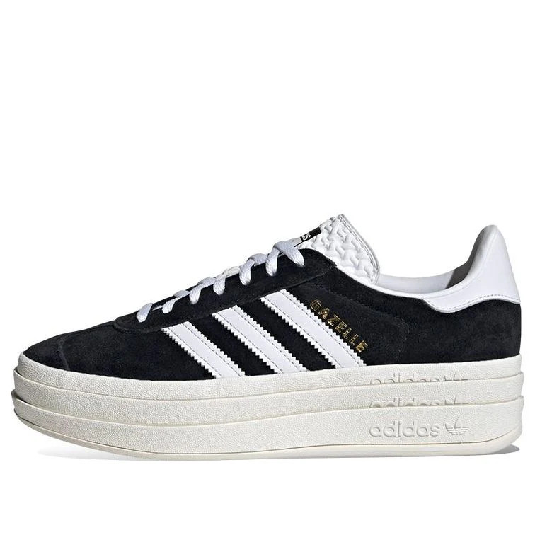 (WMNS) adidas Gazelle Bold 'Black White' HQ6912 | KICKS CREW