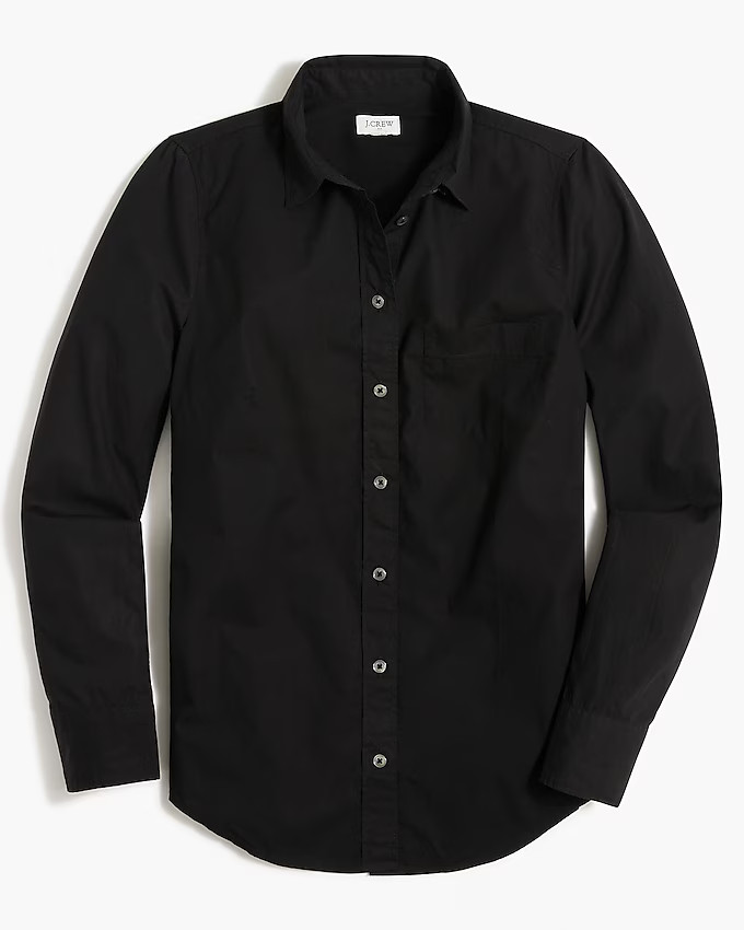 Button-up cotton poplin shirt in signature fit | J.Crew Factory