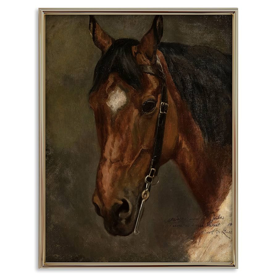 Equestrian Wall Decor - Horse Art Print for Home Decor - Antique Horse Riding Wall Artwork Decora... | Amazon (US)