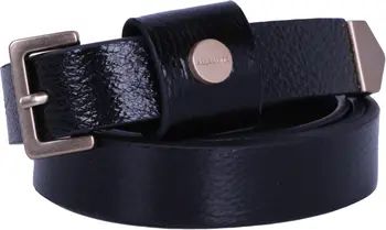 Logo Stud Leather Belt | Nordstrom