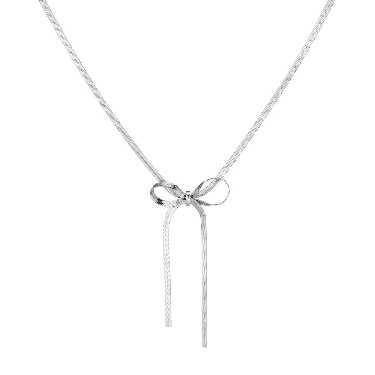 Herringbone Bow Choker | AUrate New York