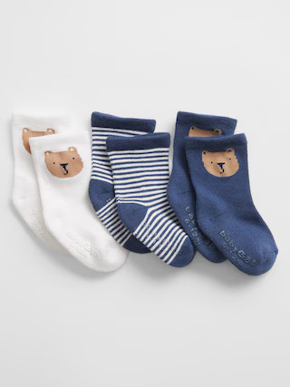 Baby Brannan Crew Socks (3-Pack) | Gap Factory
