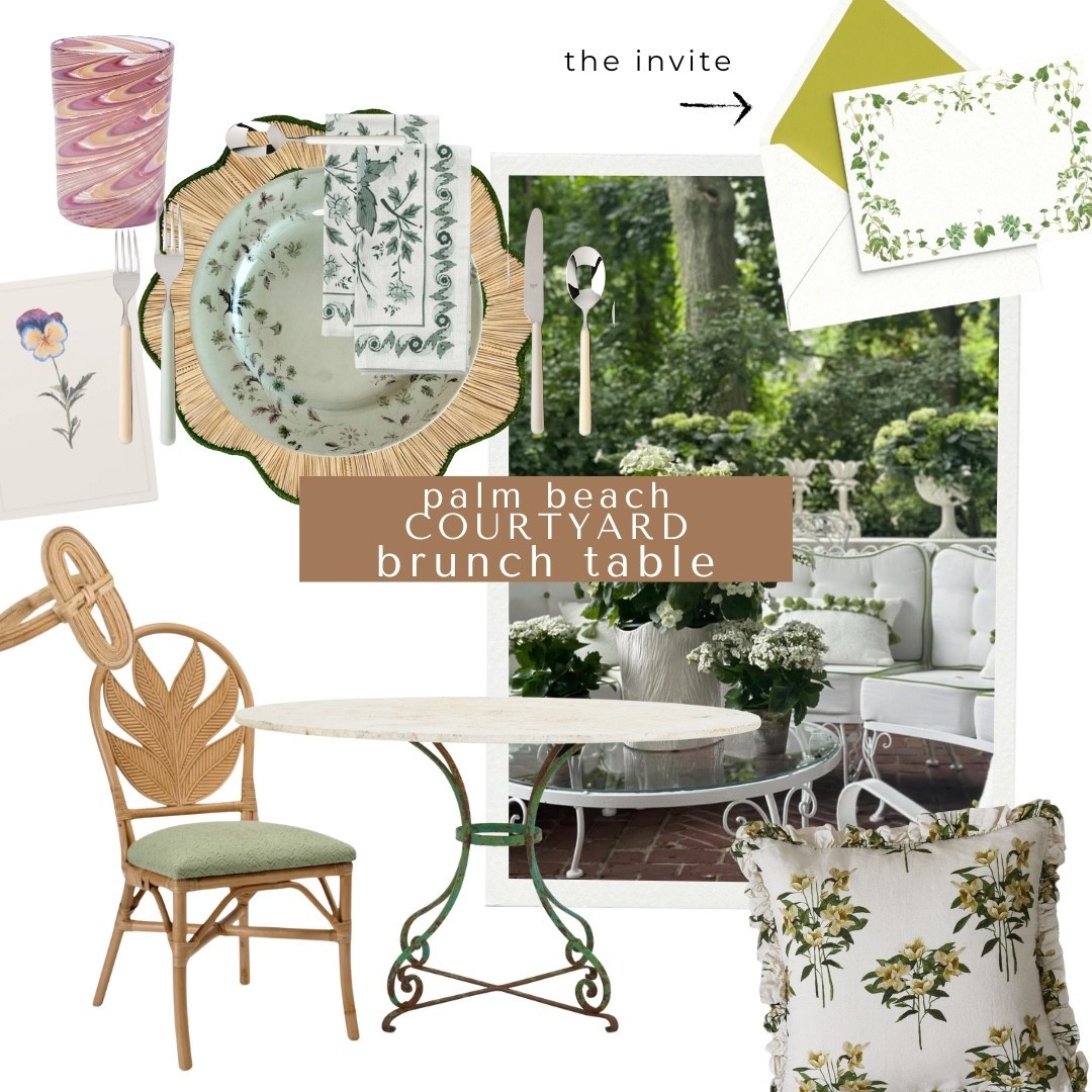 This outdoor dining vignette feels like a sweet escape. Love the mixed materials and soft pastel color palette. Bonus points if it’s monochromatic!!

#LTKStyleTip #LTKSeasonal #LTKHome