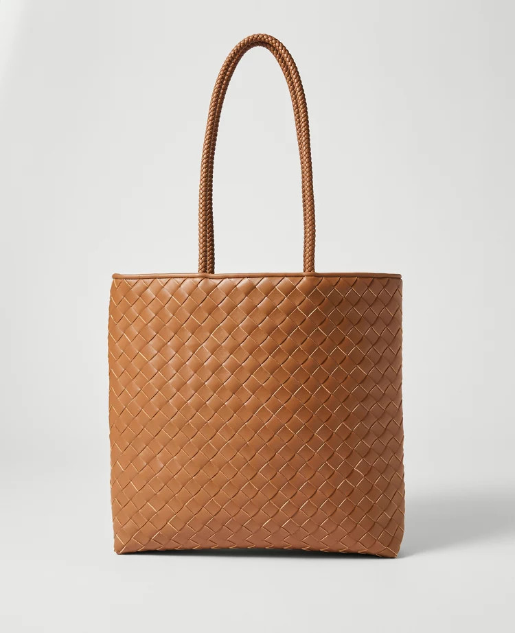 Weekend Woven Tote | Ann Taylor